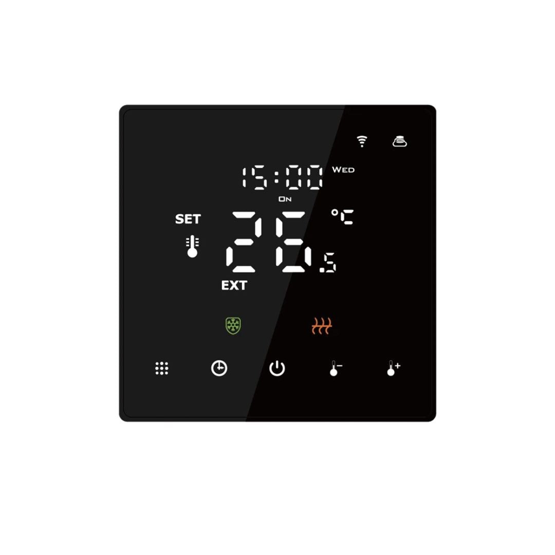 Elektroninis programuojamas termostatas WTH22.16 NEW Black su WiFi Tuya