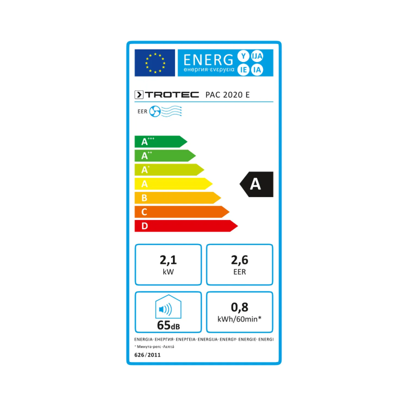 Mobilus oro kondicionierius Trotec PAC E WiFi