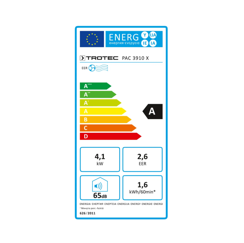 Mobilus oro kondicionierius Trotec PAC X su WiFi