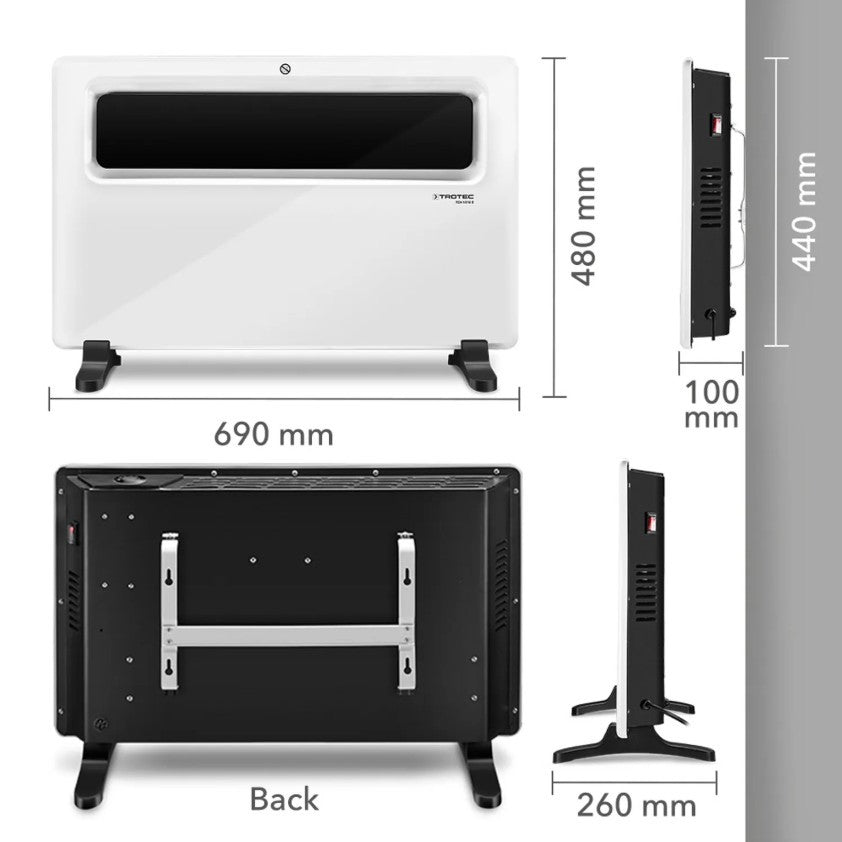Elektrinis šildytuvas Trotec TCH 1510 E