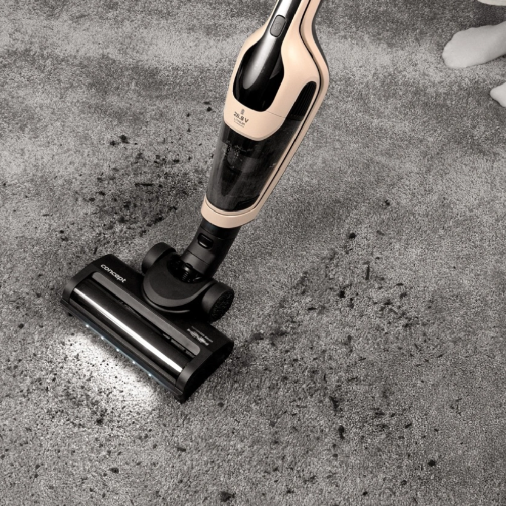 Dulkių siurblys 3in1 Concept VP4220 V (vertikalus ir rankinis, drėgno valymo šluostė)