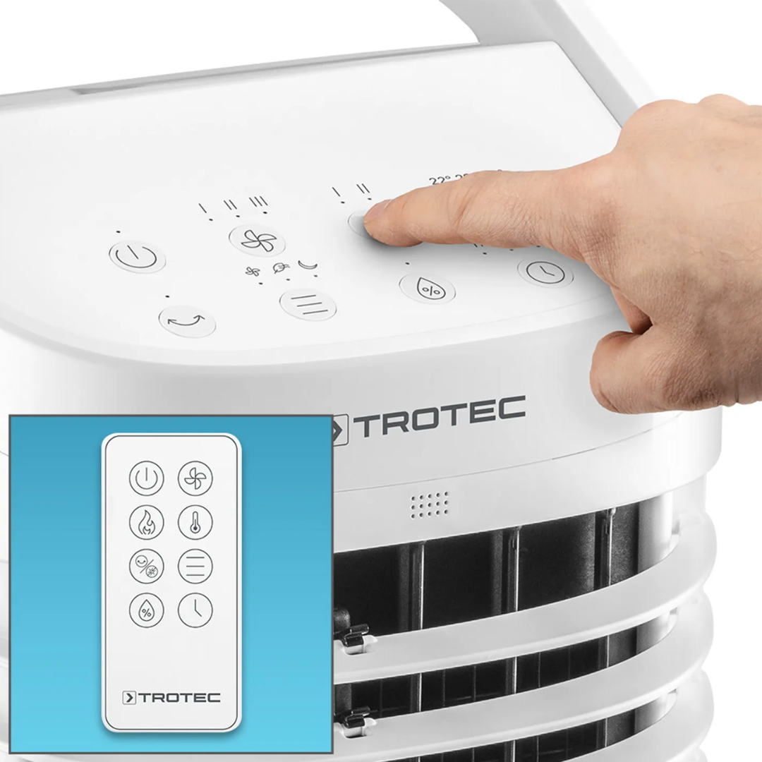 4-in-1 Šildytuvas, Vėsintuvas, Drėkintuvas ir Ventiliatorius Trotec PAE 19 H