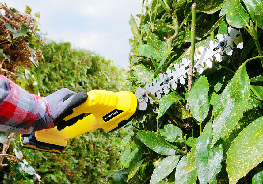 Akumuliatorinės žolės ir krūmų žirklės Trotec PGSS 10-20V