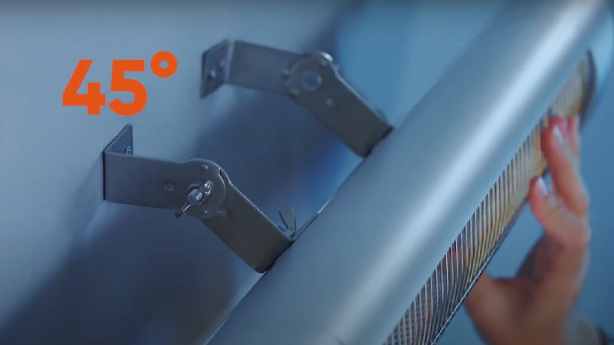 Anglies pluošto infraraudonųjų spindulių šildytuvas Veito Blade S juodas