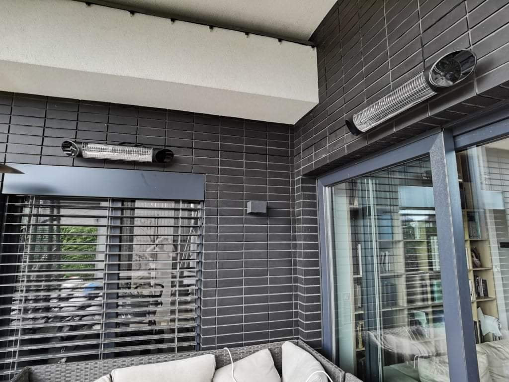 Anglies pluošto infraraudonųjų spindulių šildytuvas Veito Blade S juodas