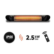 Anglies pluošto infraraudonųjų spindulių šildytuvas Veito Blade S juodas