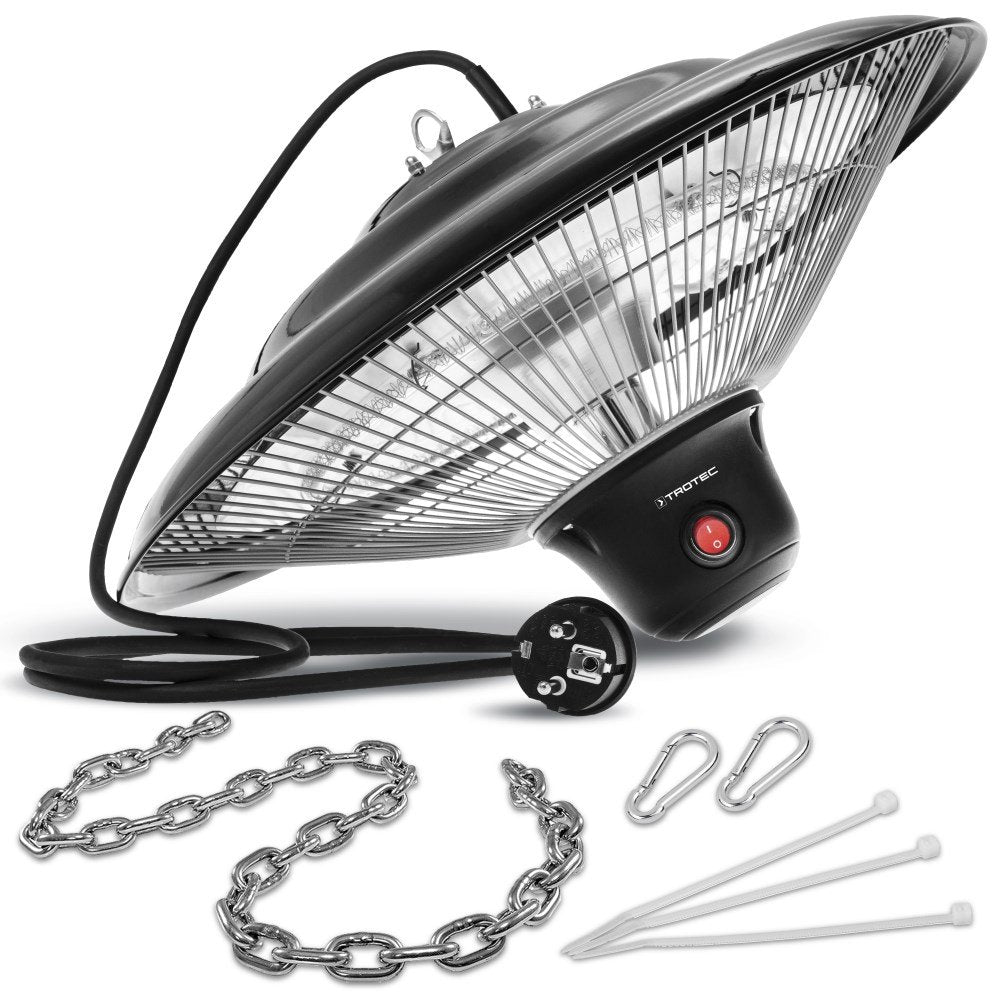 Anglies pluošto infraraudonųjų spindulių lubinis šildytuvas Trotec IR 1500 SC