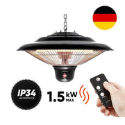 Anglies pluošto infraraudonųjų spindulių lubinis šildytuvas Trotec IR 1500 SC