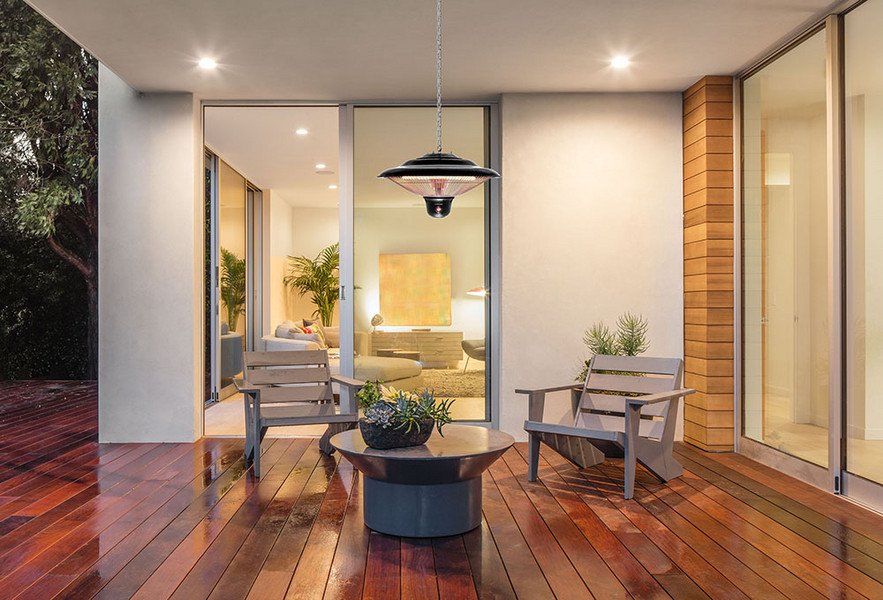 Anglies pluošto infraraudonųjų spindulių lubinis šildytuvas Trotec IR 1500 SC