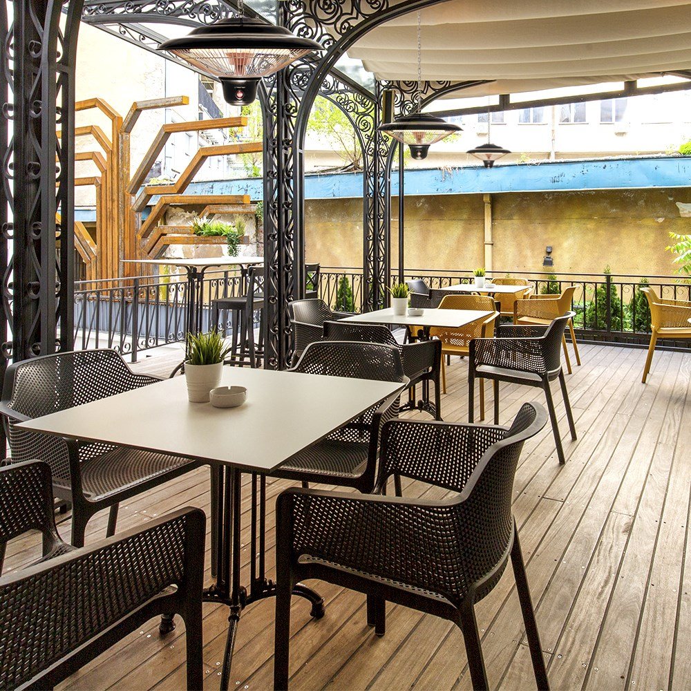 Anglies pluošto infraraudonųjų spindulių lubinis šildytuvas Trotec IR 1500 SC