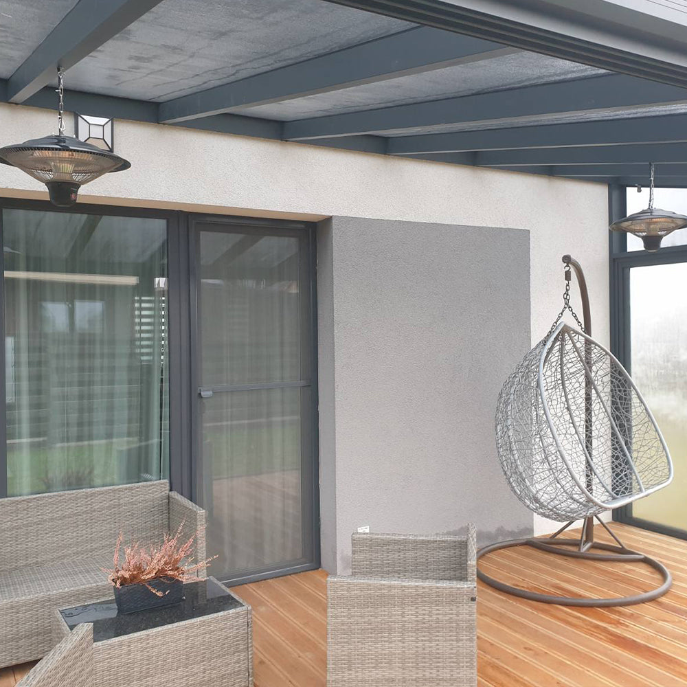 Anglies pluošto infraraudonųjų spindulių lubinis šildytuvas Trotec IR 1500 SC