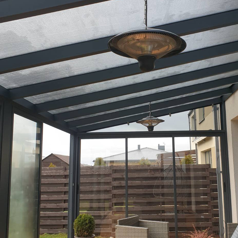 Anglies pluošto infraraudonųjų spindulių lubinis šildytuvas Trotec IR 1500 SC