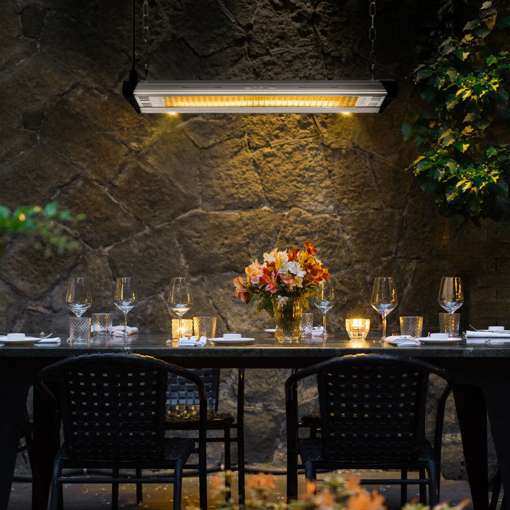 Halogeninis infraraudonųjų spindulių lubinis lauko šildytuvas Trotec IR 2000 C