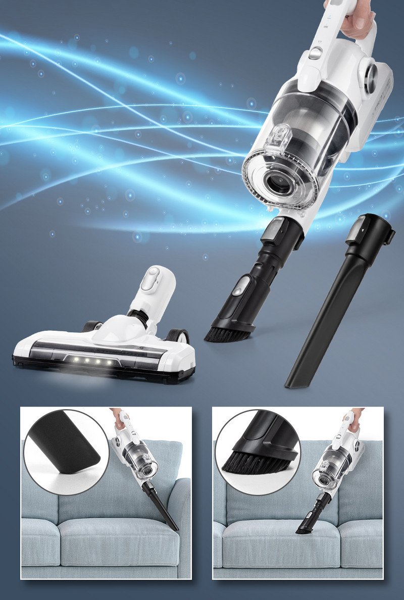 Belaidis dulkių siurblys-šluota Trotec VC E VC E juodas