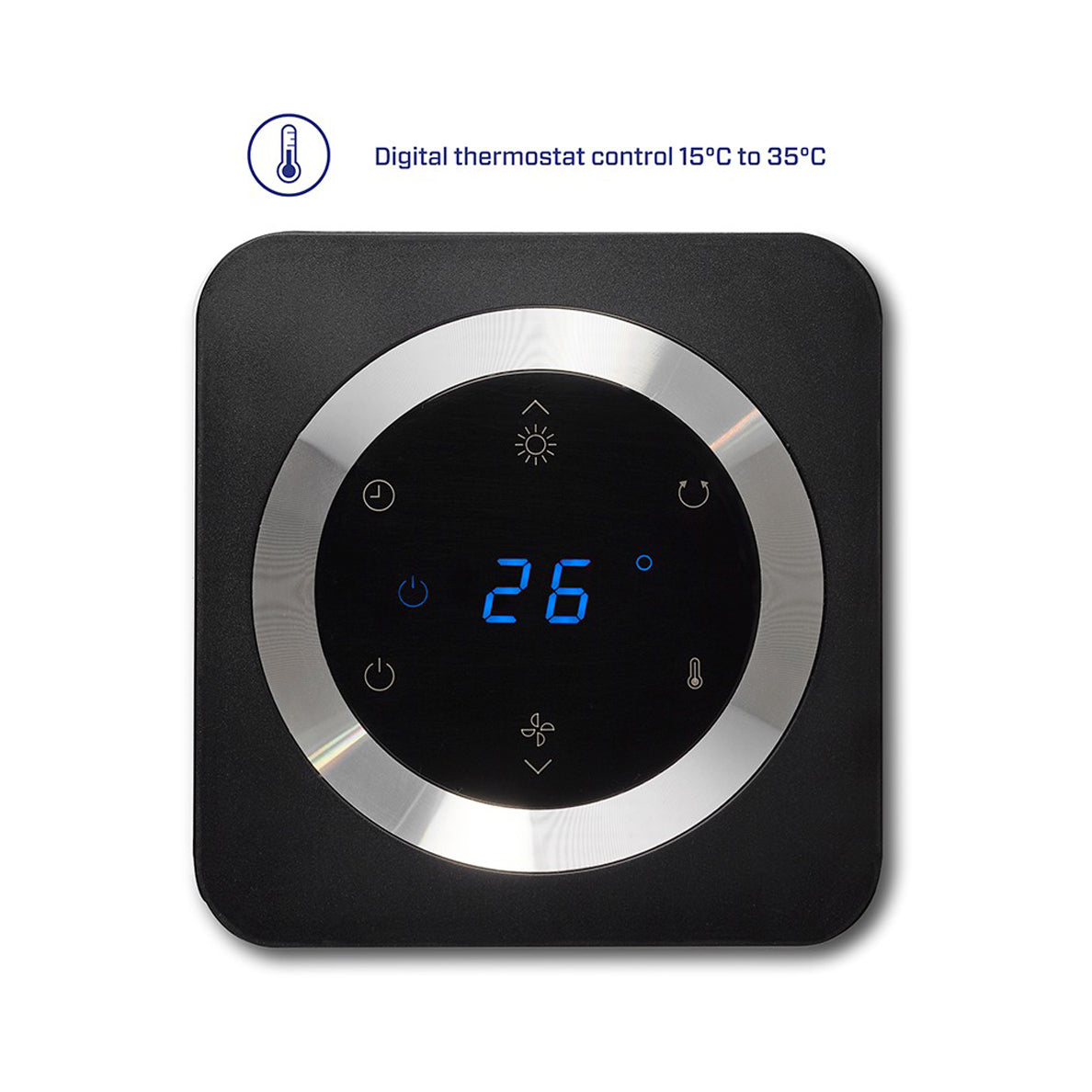 Bokštinis ventiliatorius-šildytuvas Clean Air CA-904B