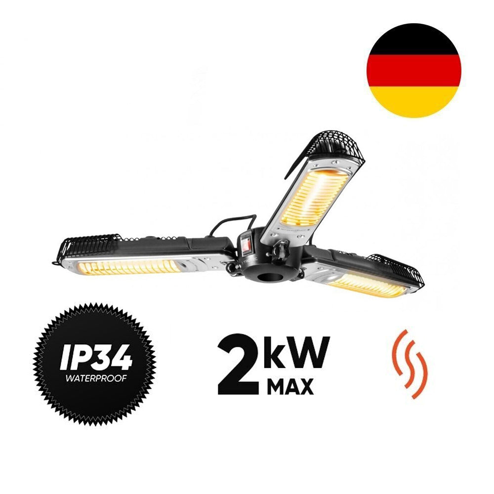 Halogeninis infraraudonųjų spindulių šildytuvas Trotec Umbrella IR 2005 SC