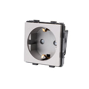 Kištukinis lizdas pilkas, įžemintas