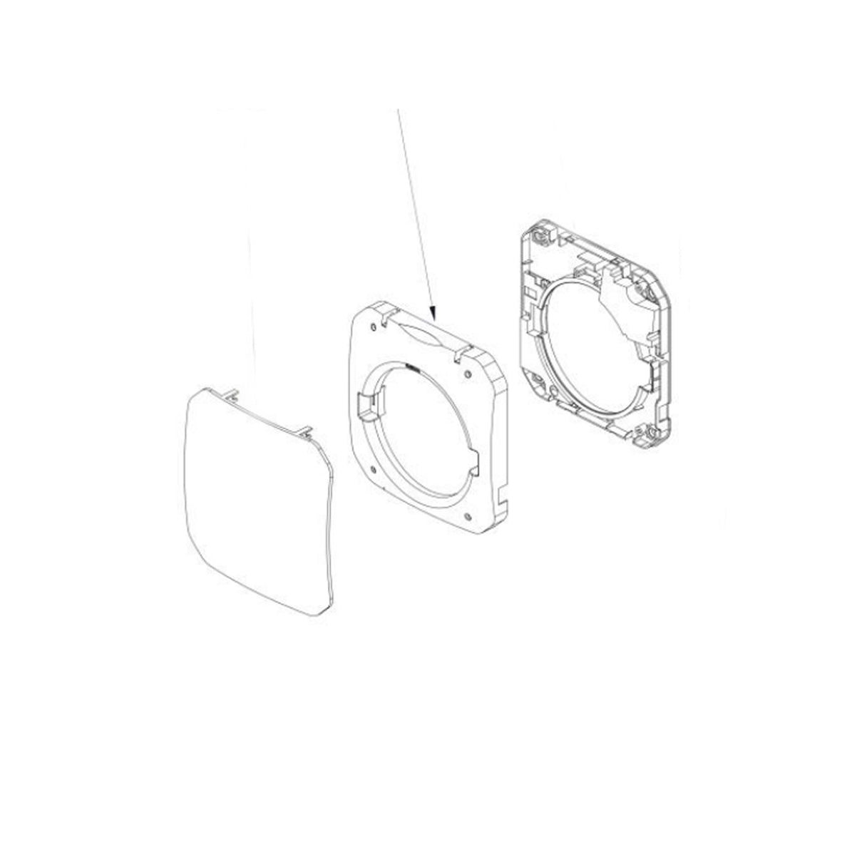 Mini rekuperatoriaus Zephyr V2.6 T panelė