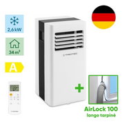 Mobilus oro kondicionierius Trotec PAC 2600 X ir lango tarpinė Trotec AirLock 100