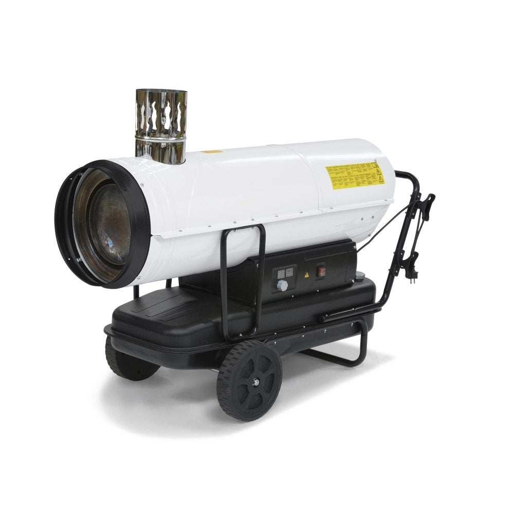 Netiesioginio degimo dyzelinis šildytuvas Trotec IDE su nerūdijančio plieno degimo kamera