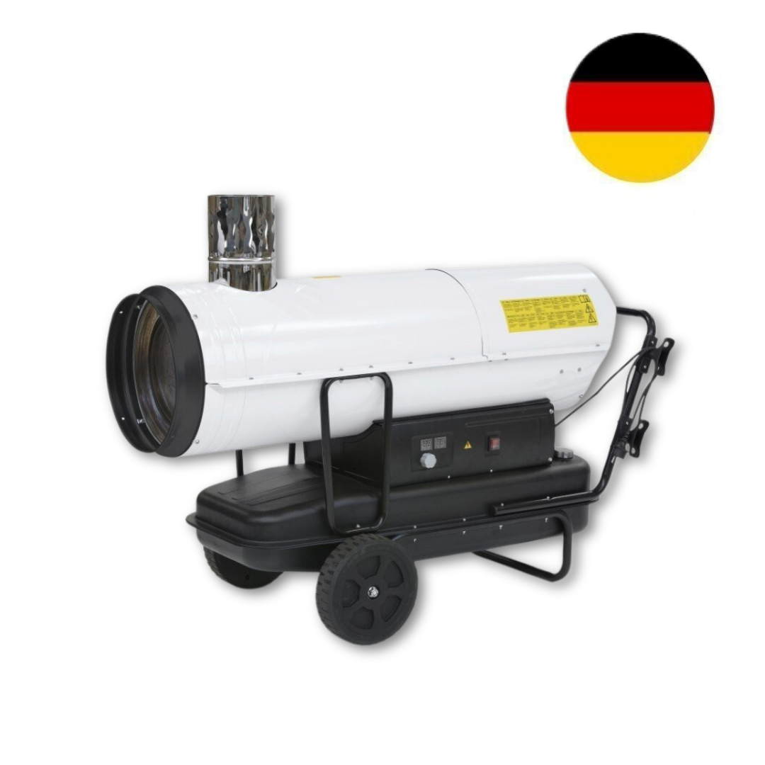 Netiesioginio degimo dyzelinis šildytuvas Trotec IDE su integruotu termostatu ir jungtimi išoriniam termostatui