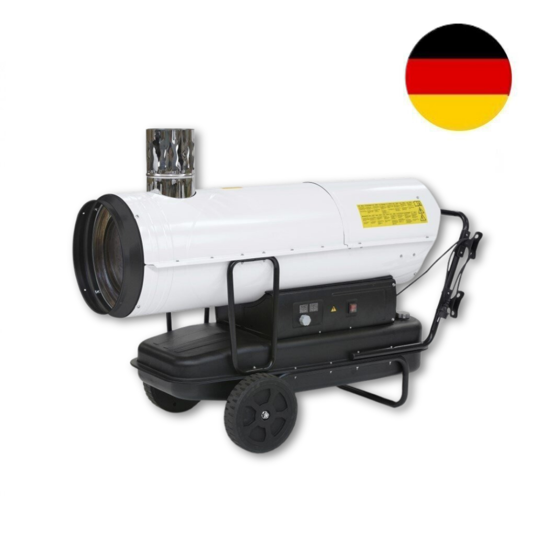 Netiesioginio degimo dyzelinis šildytuvas Trotec IDE su elektronine liepsnos gaudykle ir apsauga nuo perkaitimo