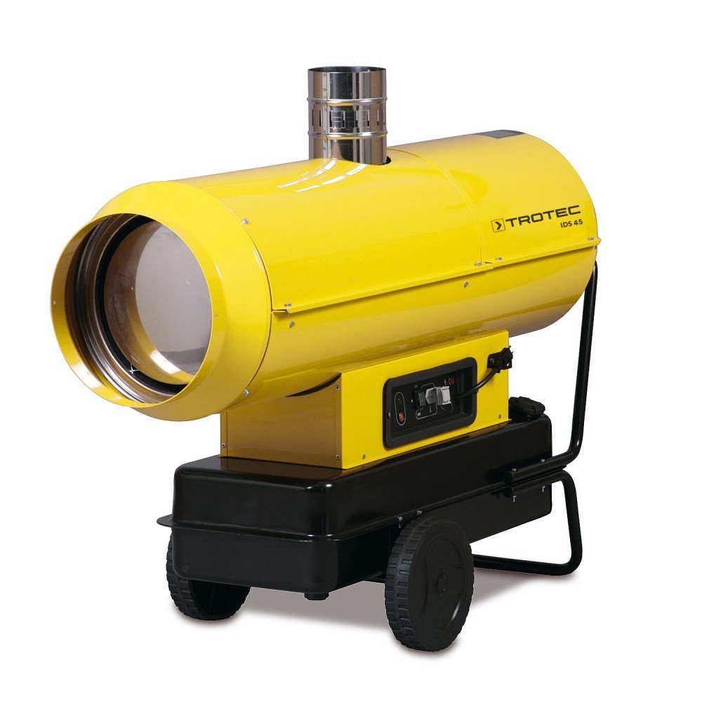 Netiesioginio degimo dyzelinis šildytuvas Trotec IDS serijos su dideliais ratukais