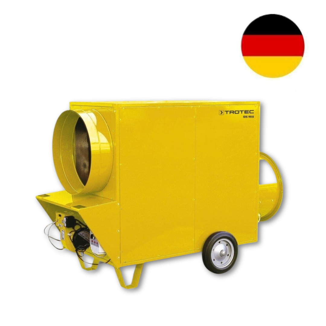 Netiesioginio degimo dyzelinis šildytuvas Trotec IDS serijos su minimalios priežiūros išlaidomis