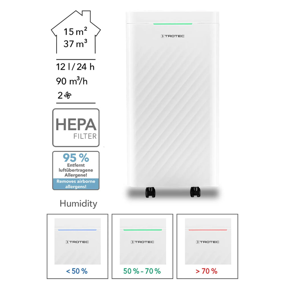 Oro sausintuvas-valytuvas Trotec TTK 27 HEPA