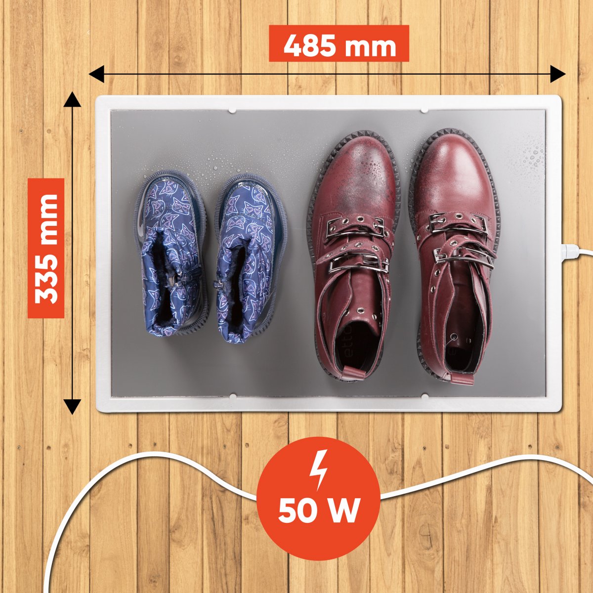 Po stalu kojų pėdų šildytuvas Myso