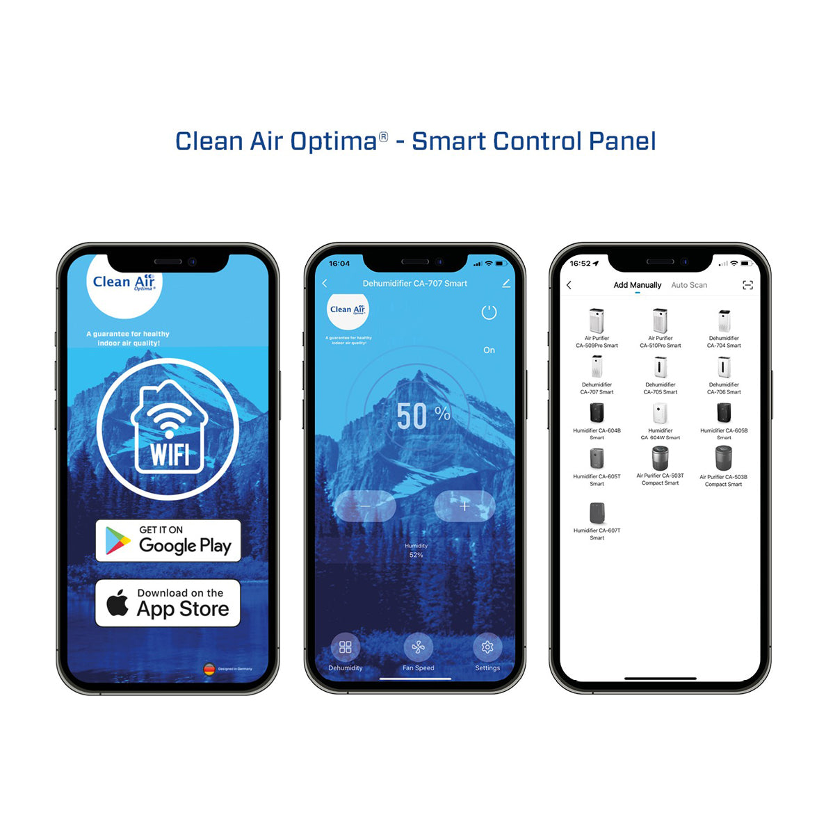 Sausintuvas-Oro Valytuvas Clean Air CA-707 Smart