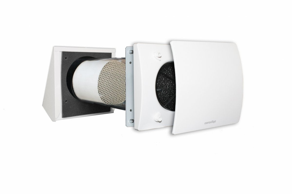 Sieninis mini rekuperatorius Aerauliqa Quantum HR 100 mm diametras