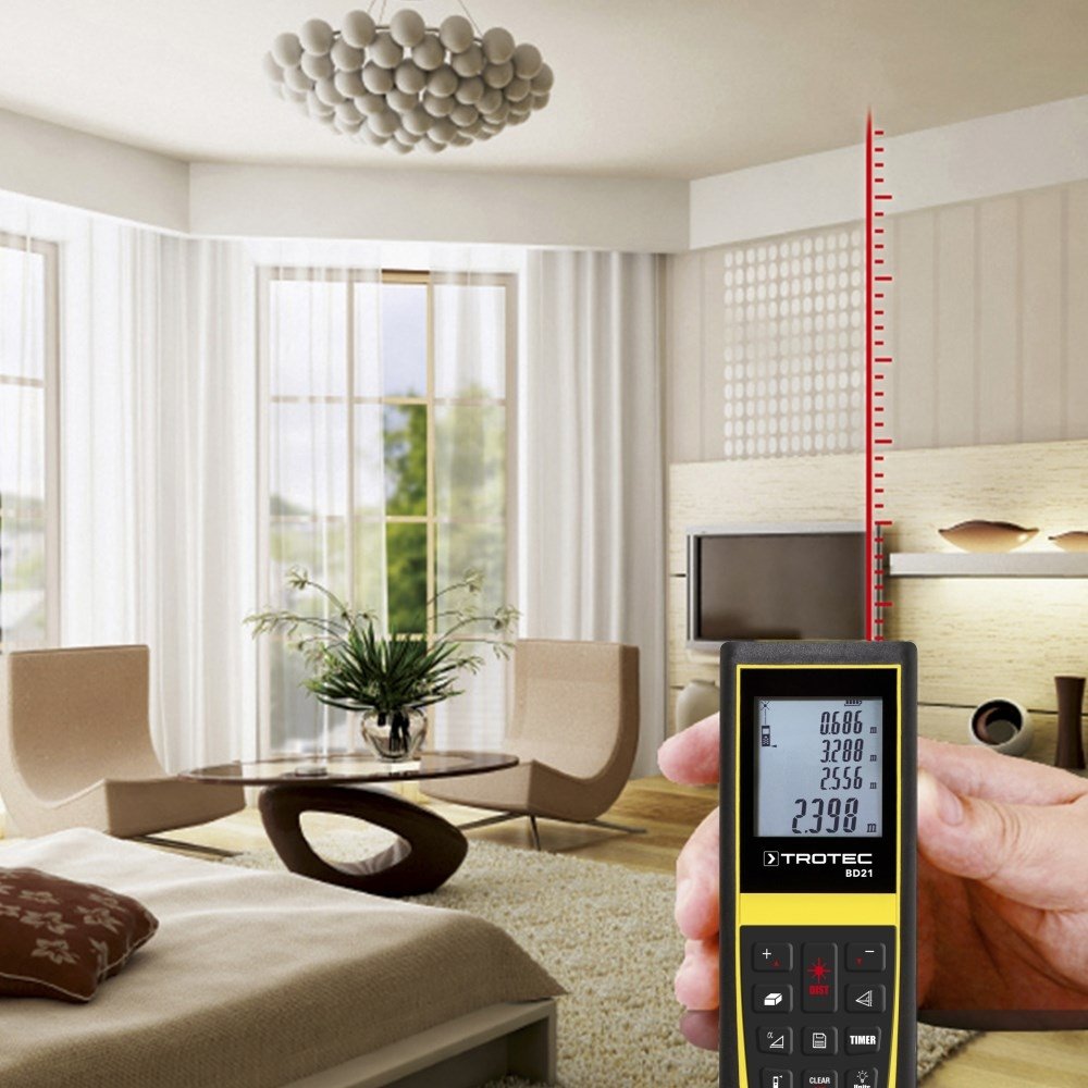 Skaitmeninis lazerinis atstumo matuoklis Trotec BD21