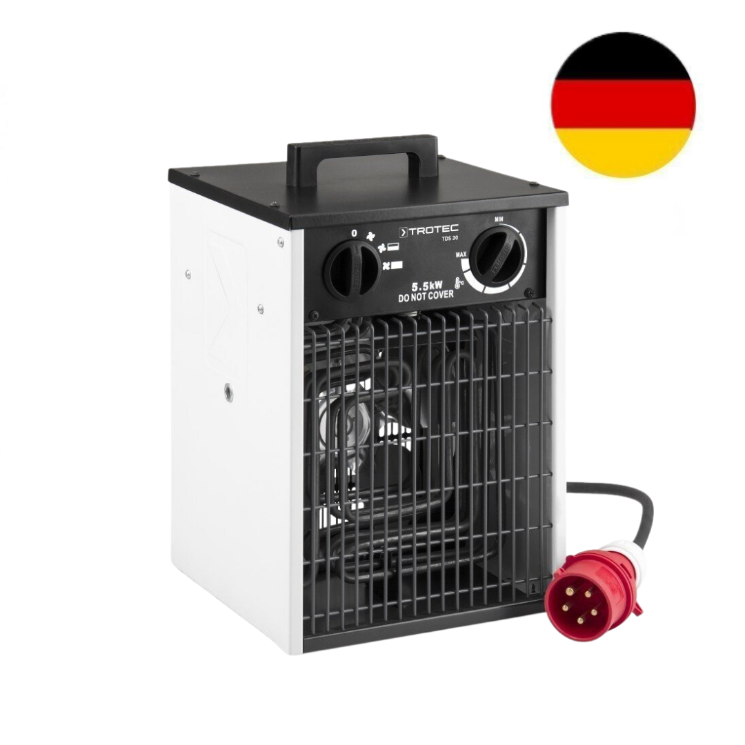 TDS serijos elektrinis šildytuvas Trotec TDS 10 su ventiliatoriaus funkcija