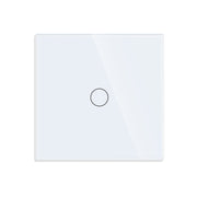 Vienpolis Sensorinis Jungiklio Dangtelis Baltas iš Grūdinto Stiklo