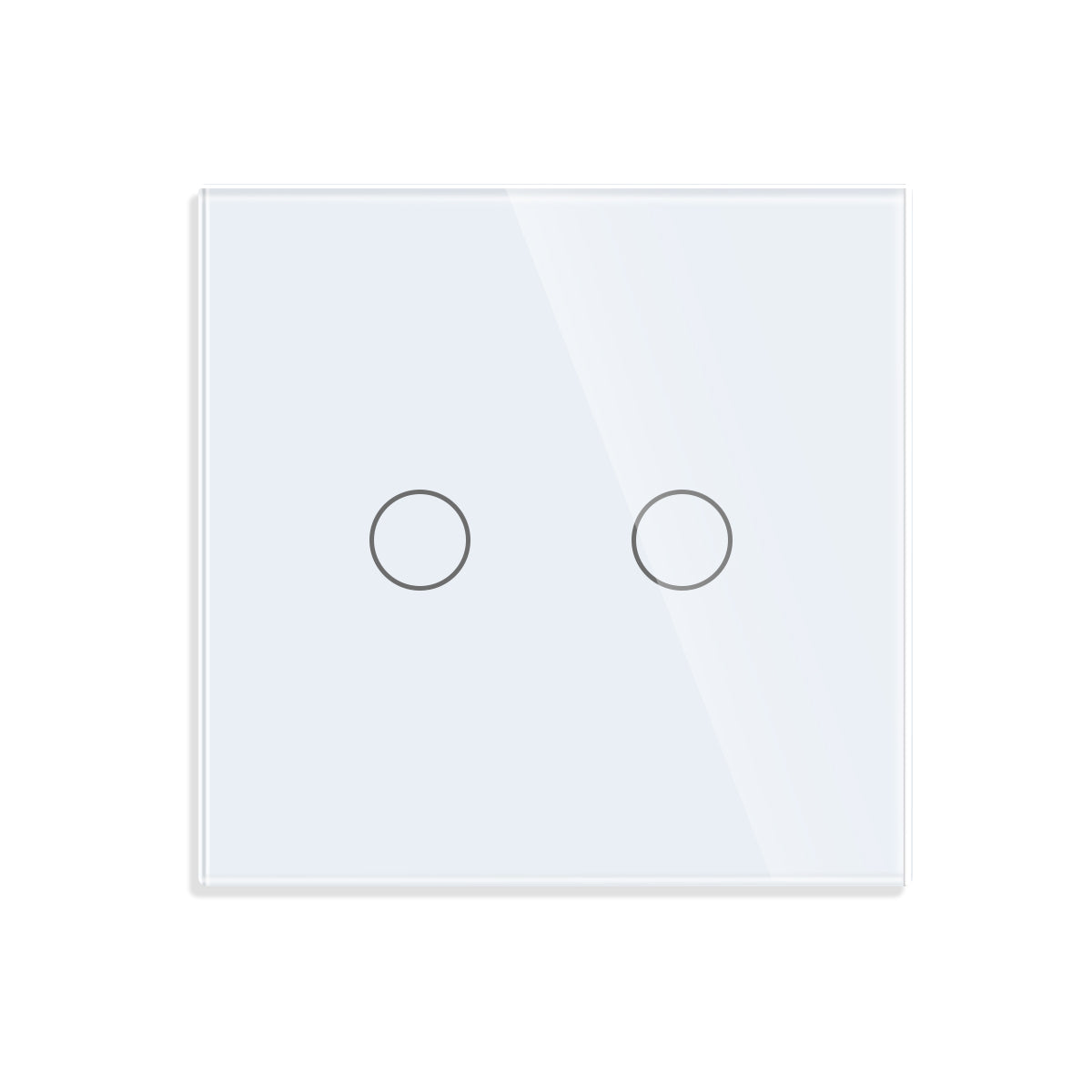 Dvipolis sensorinis jungiklis baltas 500 W (stiklinis)