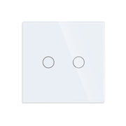 Dvipolis Sensorinis Jungiklio Dangtelis Baltas (Stiklinis)