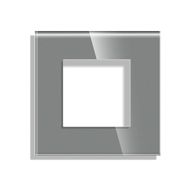 Vienvietis stiklo rėmelis, pilkas